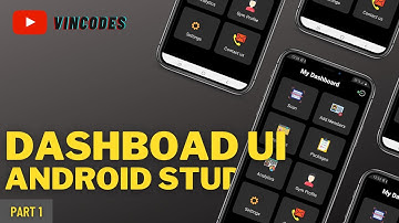 Modern dashboard ui design in android studio 😎