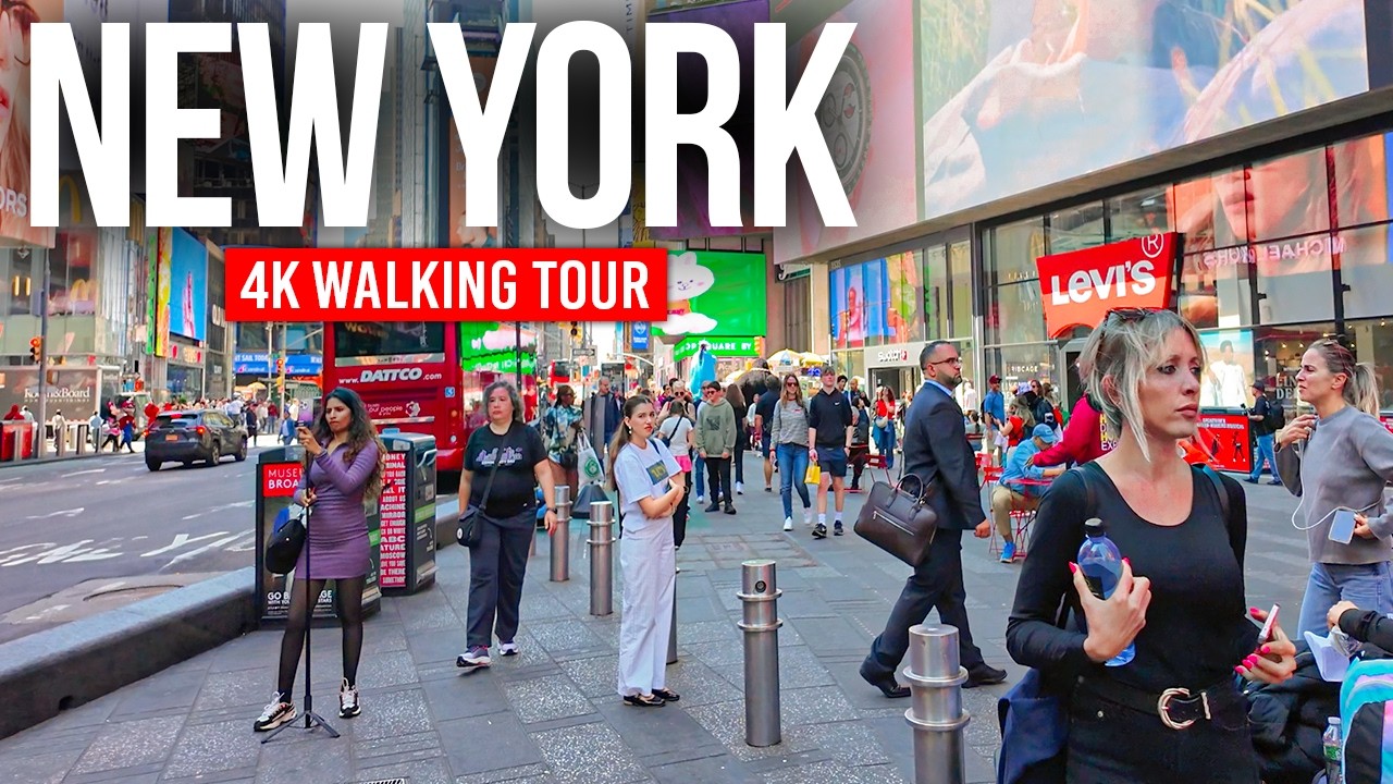 New York, Amerika Serikat | Morning → Midnight | Jelajah Kota Malam 4K