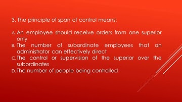 Unity Of Command Span of control Hierarchy 2