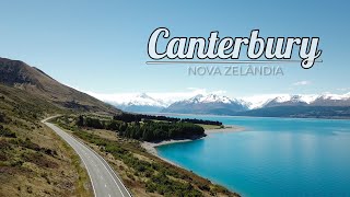 A região mais linda da ilha Sul - CANTERBURY - Nova Zelândia | DRONE