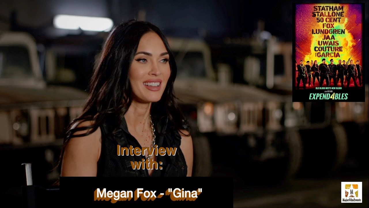 Expend4bles interview with Megan Fox Gina 