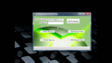 100% Legit Free Xbox Live & Microsoft Points Generator (WORKING)