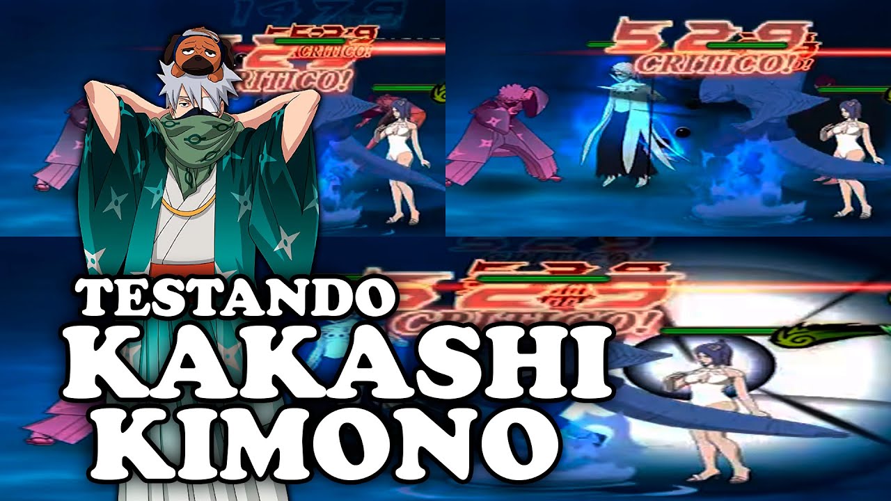 TESTANDO KAKASHI KIMONO - NARUTO ONLINE
