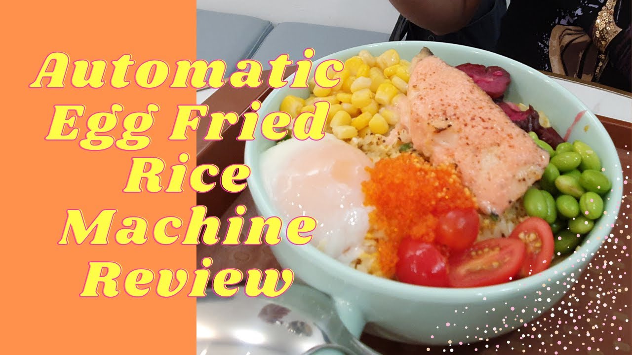 Self Cooking Egg Fried Rice Machine YouTube