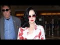 Dita Von Teese Heads Out Of Town Ahead Of July Fourth Wearing Red And White