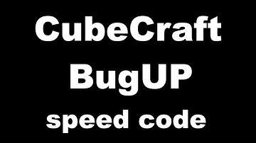 CubeCraft BugUP | speed code | #Freealts