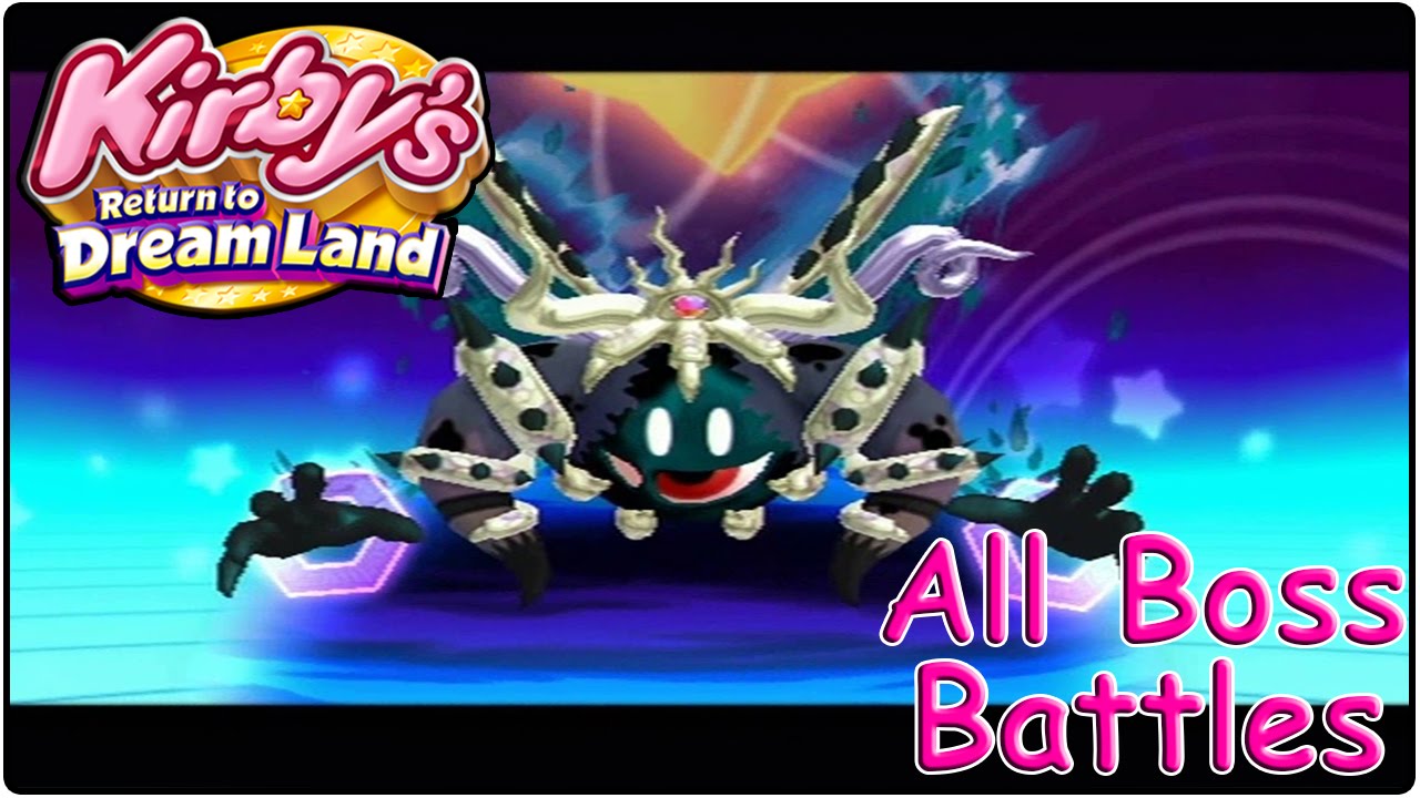 Kirby's Return to Dreamland - All Bosses - YouTube