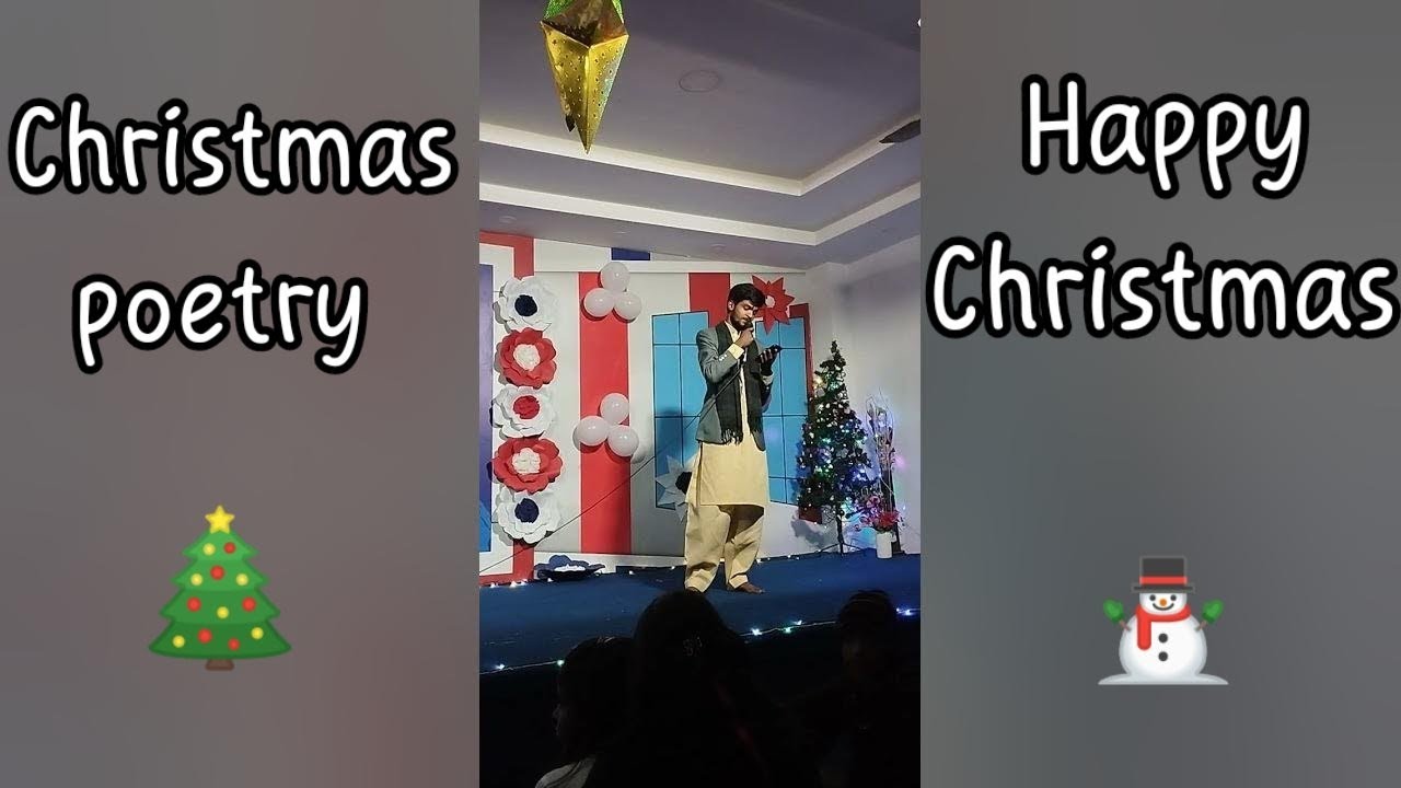 Christmas poetry in Punjabi 🎄 happy Christmas and happy New year 