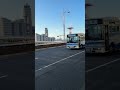 路線バスで空港まで送ってもらいました。