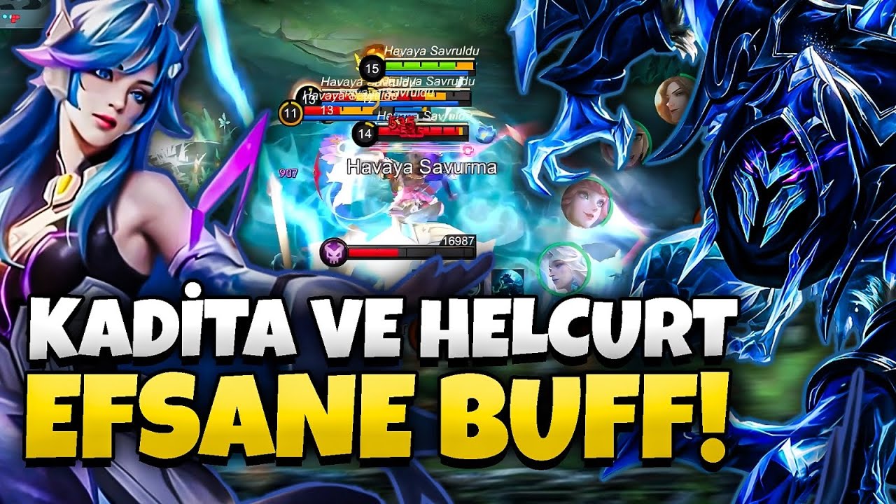 KADİTA & HELCURT BUFF - ARTIK KİMSE ULTİSİNİ BOZAMIYOR VE ÇOK HIZLI - Mobile Legends