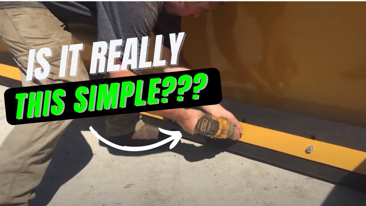 HOW TO: SNOW PUSHER RUBBER ADJUSTMENT - EXPRESS STEEL