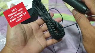 G31 original mik mic headset kabel 10meter condesor bando pro karaoke mikrophone microphone audio sound vokal vocal professional