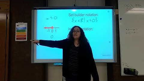 Set Builder Notation Part 2