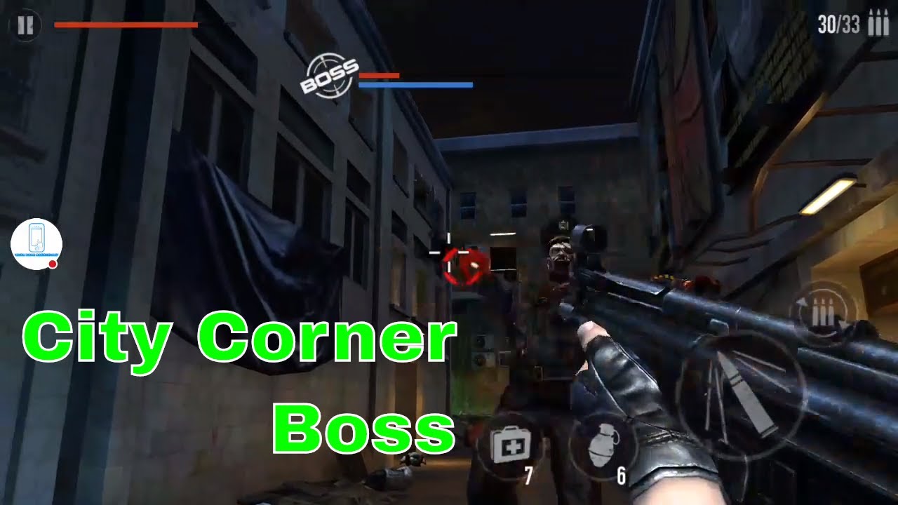 MAD ZOMBIES : Offline Zombie Games-R1 City Corner Boss-Bosses -Gameplay Walkthrough-(Android | iOS)