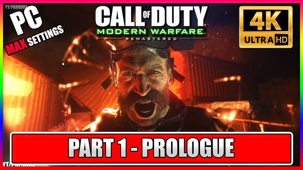 COD: MWR Campaign Part 1 - Prologue | PC Gameplay [NO COMMENTARY] 4K