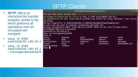 SFTP Server s0.0 v1.6 : Overview