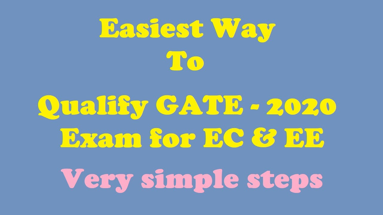 Important Topics to Qualify  ECE GATE 2020 Electrical & Electronics