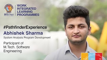 Pathfinder Speak | Abhishek Sharma | M.Tech. Software Engineering for Working Professionals