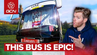 UAE Team Emirates Bus Tour - Inside The Giro D