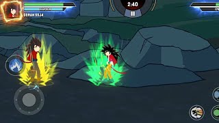 Stickman Warriors Super Dragon Shadow Fight - (Gohan SSJ4 vs Goku SSJ4) screenshot 5
