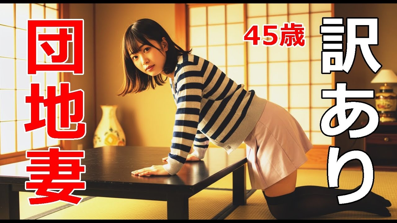 Outline Video 【大人の密談】訳あり団地妻が半泣きの声を上げながら!桃子さん45歳【シニア恋愛】