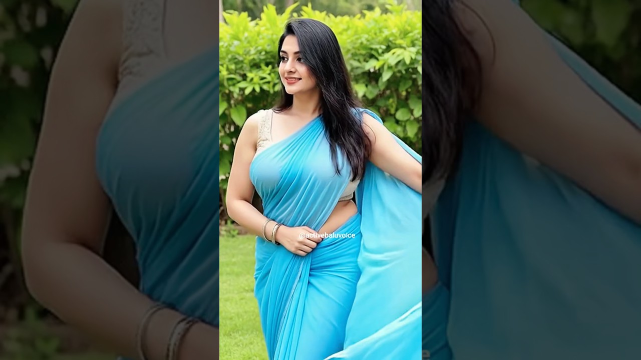 Perfect look in saree | Indian Saree Fashion Model 