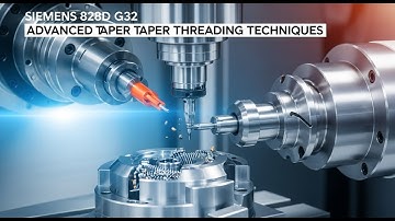 Siemens 828D CNC G32 Threading Cycle | Step-by-Step ISO Threading Guide