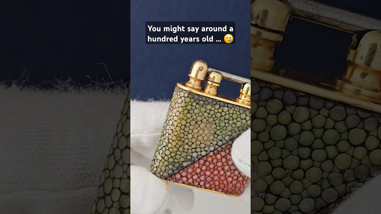 🇺🇸 The "Red & Green" Pocket Lighter by Douglass [1925] 🇺🇸  