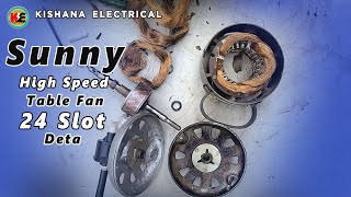 Sunny High Speed Table fan winding data | Sunny High Speed Table Fan | Sunny Table