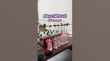 Máy chiết 6 vòi tự động. Ok không