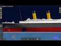 Algodoo Titanic and Britannic sinking