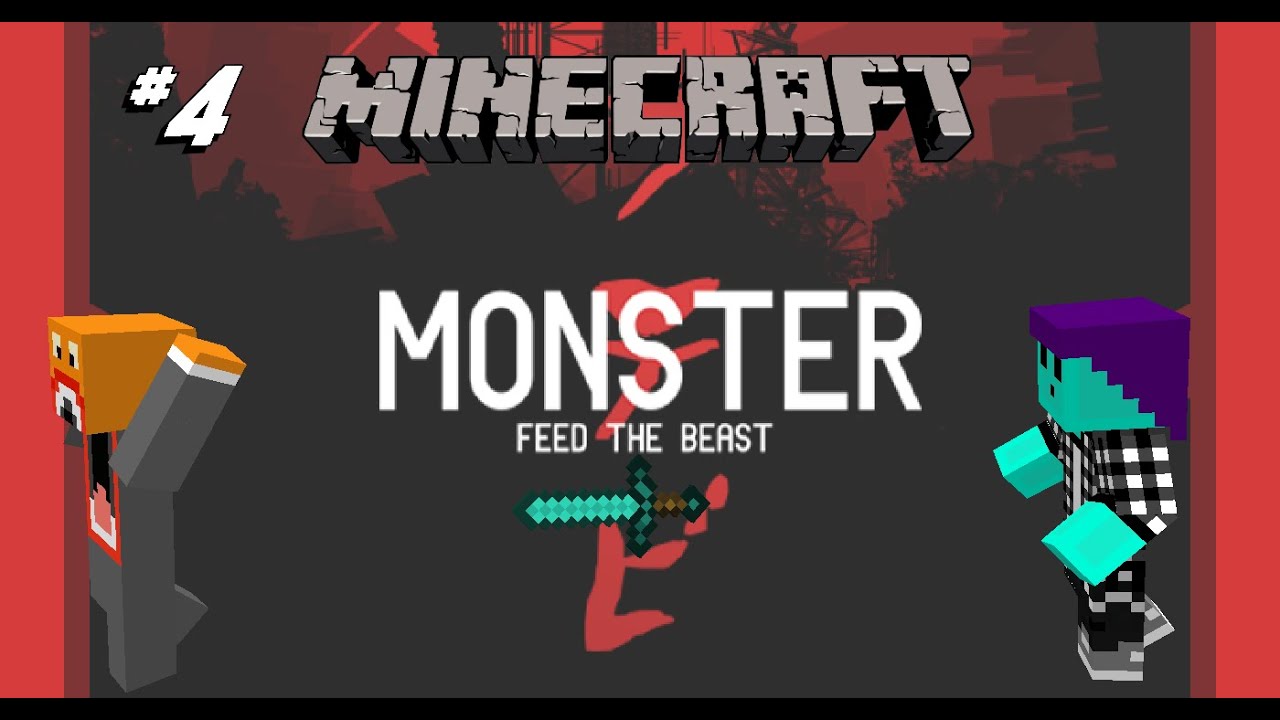 Minecraft Feed the Beast Monster #4 - FLUID TRANSPOSER!!!