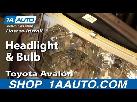 How to Replace Headlight 98-99 Toyota Avalon