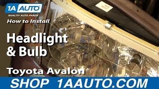 How to Replace Headlight 98-99 Toyota Avalon