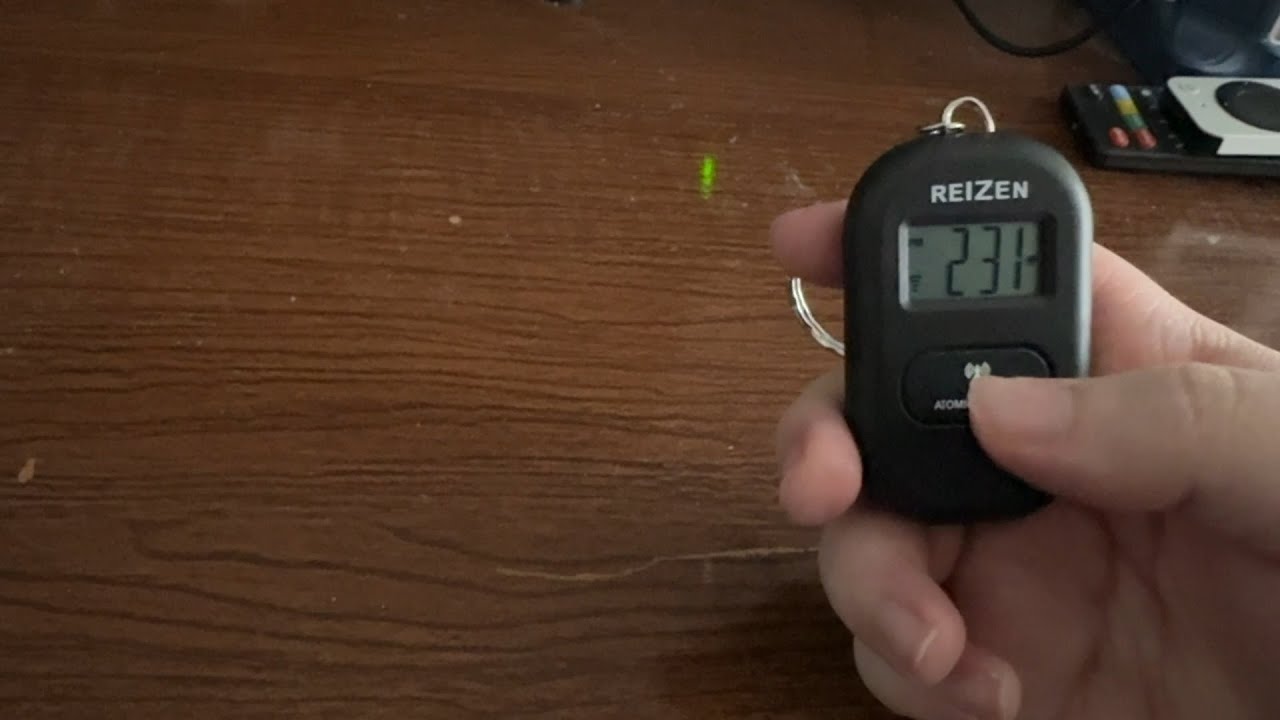 Tiny Atomic, A Look At The Reizen Talking Atomic Keychain Clock YouTube