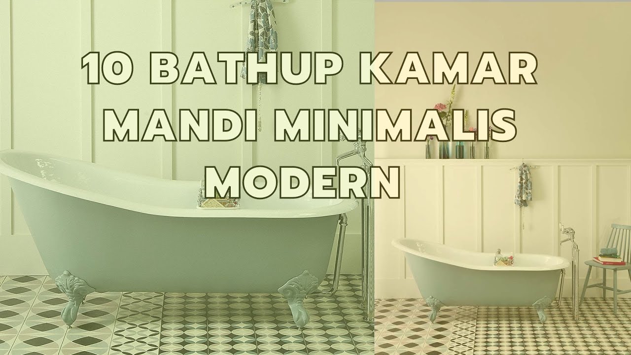 Inilah 10 Model dan Merk Bathup Minimalis Modern Ala Hotel - YouTube