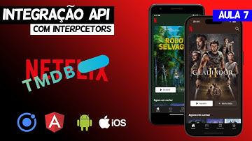 Requisição HTTP com Interceptors do Angular (Aula 7 - Integração com api TMDB) #angular #ionic
