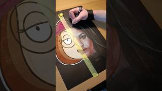 Meg Griffin in 2 styles (part two) #art #coloredpencil #artist #meggriffin #familyguy #milakunis