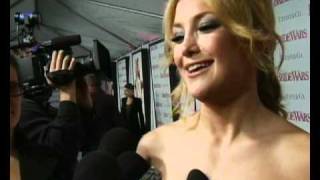 Kate Hudson talking about her wedding at Bride Wars premiere Kate Hudson talking about her wedding at Bride Wars premiere