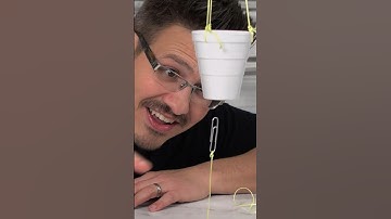 Levitating paper clip? Neodymium magnet #shortsvideo #DIYST1