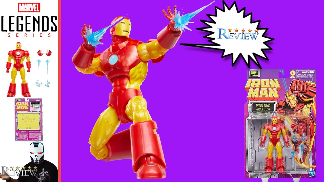 Marvel Legends Iron Man Model 09 - Retro Carded