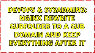 DevOps & SysAdmins: Nginx Rewrite subfolder to a sub domain and keep everything after it Wealth