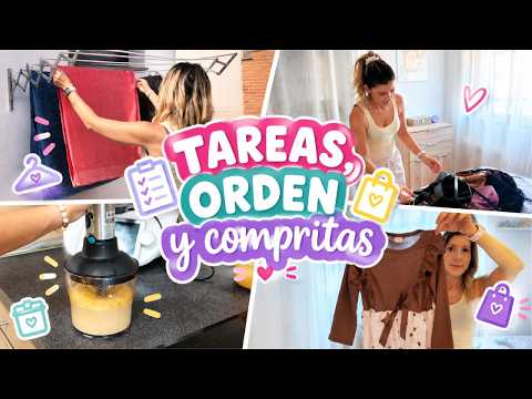 TAREAS Y ORDEN EN CASA 🏠🧺 | Os enseño mis ultimas compritas en SHEIN 🛍️✨