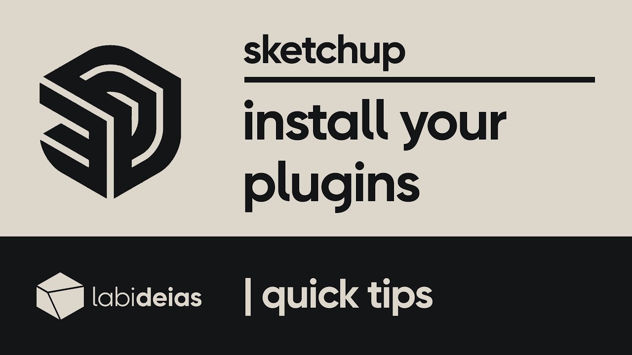 sketchup | how to install plugins or extensions - YouTube