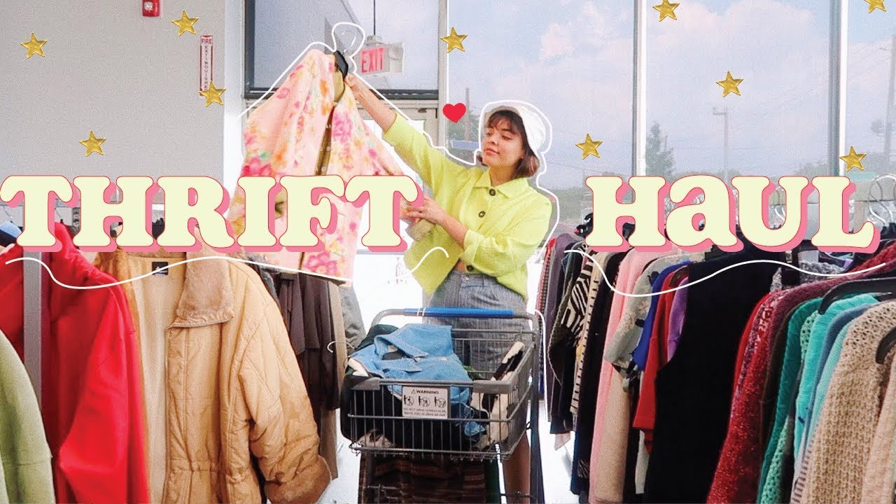 BIGGEST BACK TO SCHOOL THRIFT HAUL I’ve Ever Done 🌈 + some sustainable finds! YouTube
