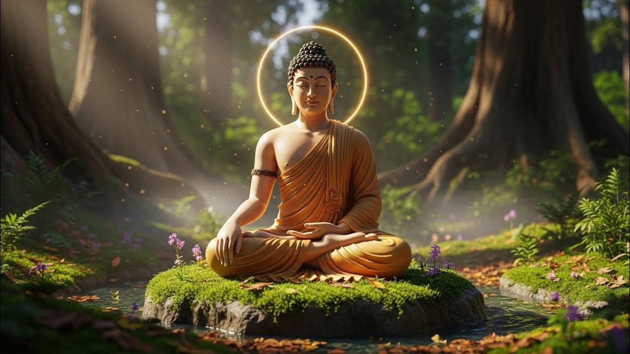 10 Minute Buddha Meditation Music for Deep Sleep, Anxiety Relief ...