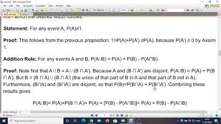 Lecture 3 : Axioms of Probability- Part 2
