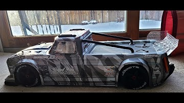 ARRMA INFRACTION V2 -2021 HIGH SPEED, DRIFT TRUCK. 1ST RUN..