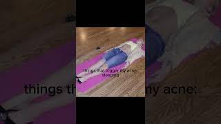 what triggers yours??🥲🥲 #acne