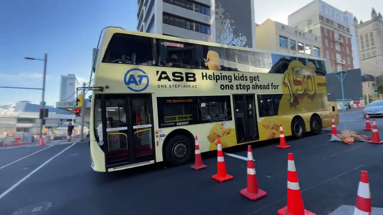 Bus spotting, movements | Auckland CBD | Short Clips